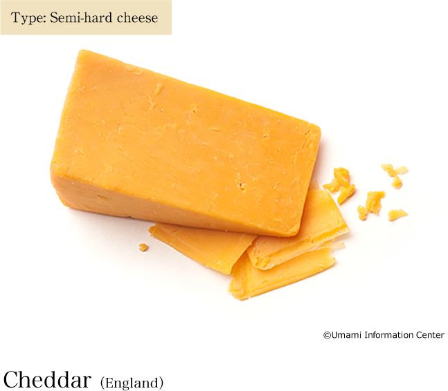 Type: Semi-hard cheese / Cheddar（England）