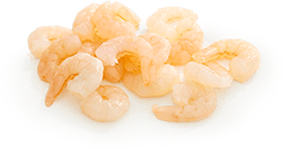 Frozen shelled shrimp