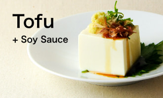 豆腐+酱油