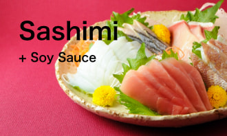 Sashimi + Sojasauce