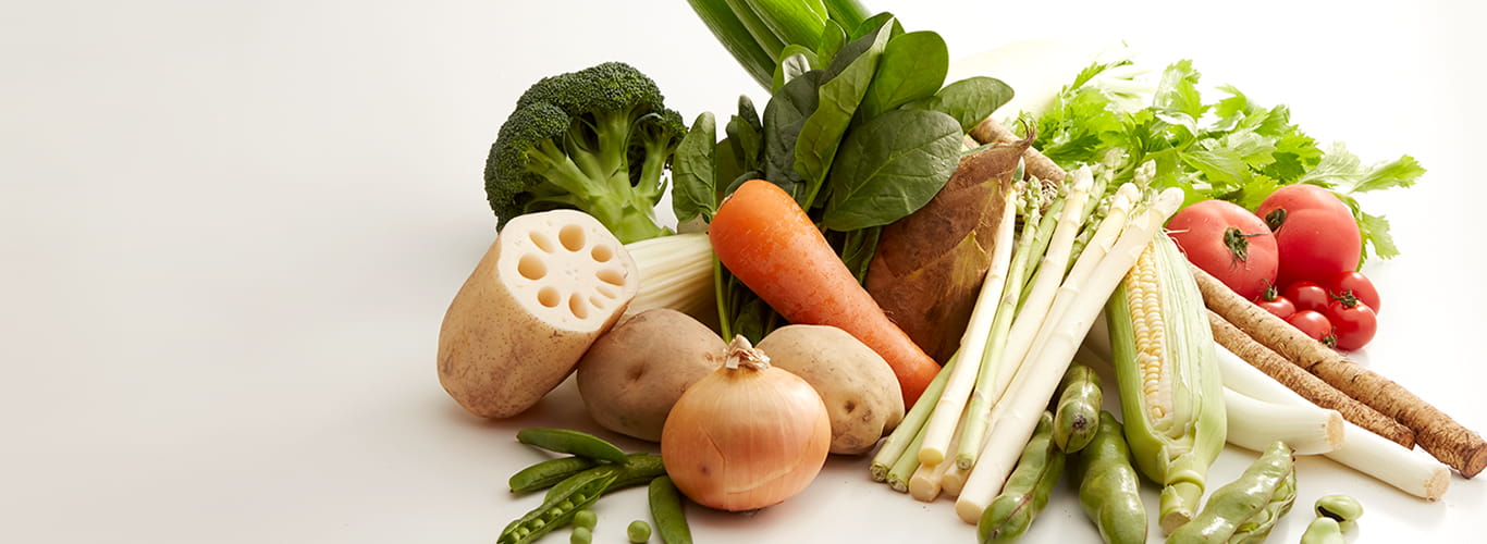 ข้อมูลอูมามิตามอาหารประเภทผักและถั่ว