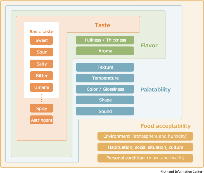 How humans experience their food