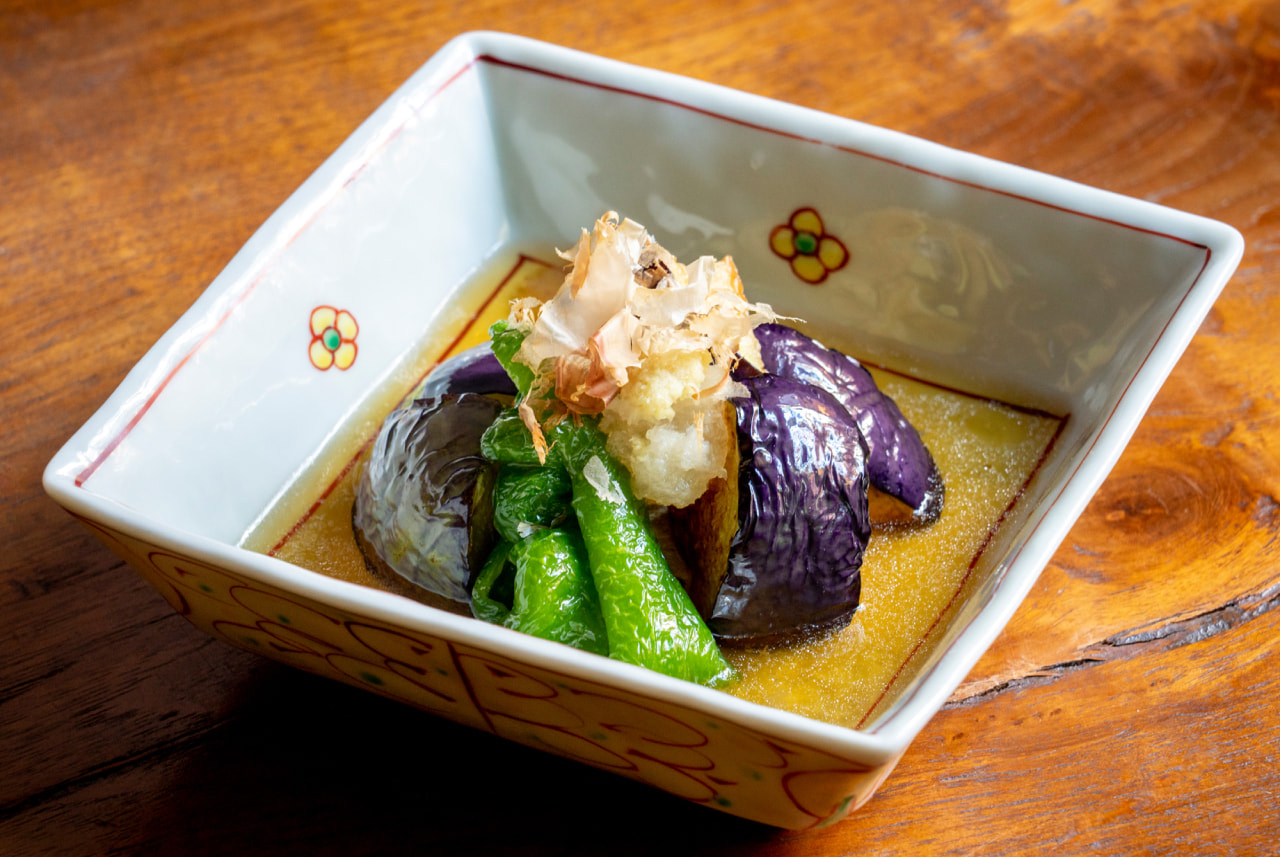Kamo nasu no agebitashi
