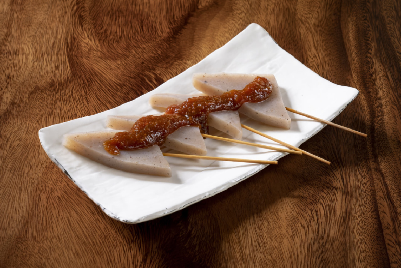 Konjac miso oden